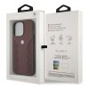Etui BMW BMHCP13LRSPPR iPhone 13 Pro/13 6,1 czerwony/red hardcase Leather Curve Perforate