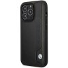 Etui BMW BMHCP14X22RBDK iPhone 14 Pro Max 6,7 czarny/black hardcase Leather Blue Dots