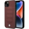 Etui BMW BMHCP14S22RPSR iPhone 14 / 15 / 13 6.1 burgundowy/burgundy Leather Seats Pattern