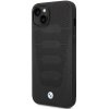 Etui BMW BMHCP14S22RPSK iPhone 14 / 15 / 13 6.1 czarny/black Leather Seats Pattern