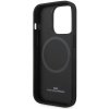 Etui BMW BMHMP14XSLLNA iPhone 14 Pro Max 6,7 granatowy/navy hardcase Leather Hot Stamp MagSafe