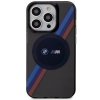 Etui BMW BMHMP14LHDTK iPhone 14 Pro 6.1 szary/grey Tricolor Stripes MagSafe