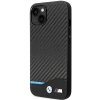 Etui BMW BMHCP13M22NBCK iPhone 13 / 14 / 15 6.1 czarny/black Leather Carbon