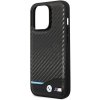 Etui BMW BMHCP13X22NBCK iPhone 13 Pro Max 6.7 czarny/black hardcase Leather Carbon