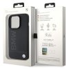 BMW BMHMP15LSLLBK iPhone 15 Pro 6.1 czarny/black MagSafe Leather Hot Stamp