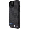 BMW BMHCP15M22NBCK iPhone 15 Plus / 14 Plus 6.7 czarny/black Leather Carbon