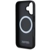 BMW BMHMP16S23PUPDK iPhone 16 6.1 czarny/black hardcase M Perforated Tricolor Line MagSafe