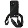 BMW BMHCP16M23PSCCK iPhone 16 Plus 6.7  czarny/black hardcase M Edition Carbon Stripe & Strap