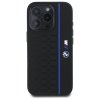 BMW BMHMP16L23SHEB iPhone 16 Pro 6.3    czarny/black hardcase Silicone Hexagon Blue Line MagSafe