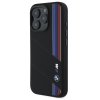 BMW BMHMP16L23SCUK iPhone 16 Pro 6.3    czarny/black hardcase Silicone Cut Tricolor Lines MagSafe