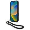 BMW BMHCP16X23RMRLK iPhone 16 Pro Max 6.9 czarny/black hardcase Signature Leather Wordmark Cord