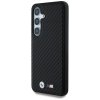 Etui BMW Leather Carbon MagSafe do       Samsung Galaxy S25 czarny