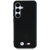 Etui BMW Leather Carbon MagSafe do       Samsung Galaxy S25+ czarny