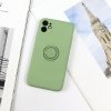 Beline Etui Silicone Ring iPhone 12 ProMax green apple