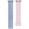 Beline pasek Apple Watch Magnetic Pro42/44/45/49mm różowo/błękitny  pink/sierra box