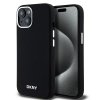 DKNY DKHMP15MSMCHLK iPhone 15 Plus / 14Plus 6.7 czarny/black hardcase Liquid Silicone Small Metal Logo MagSafe