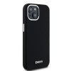 DKNY DKHMP15MSMCHLK iPhone 15 Plus / 14Plus 6.7 czarny/black hardcase Liquid Silicone Small Metal Logo MagSafe