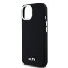 DKNY DKHMP15MSMCHLK iPhone 15 Plus / 14Plus 6.7 czarny/black hardcase Liquid Silicone Small Metal Logo MagSafe