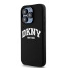 DKNY DKHMP14LSNYACH iPhone 14 Pro 6.1 czarny/black hardcase Liquid Silicone White Printed Logo MagSafe