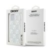DKNY DKHCP15SLCPEPT iPhone 15 / 14 / 13 6.1 biały/white hardcase Liquid Glitter Multilogo