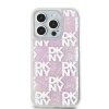 DKNY DKHCP15LLCPEPP iPhone 15 Pro 6.1 różowy/pink hardcase Liquid Glitter Multilogo
