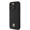 DKNY DKHMP15XPSHRPSK iPhone 15 Pro Max6.7 czarny/black hardcase Leather Monogram Pattern Metal Logo MagSafe