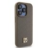 DKNY DKHMP15XPSHRPSW iPhone 15 Pro Max6.7 brown/brown hardcase Leather Pattern Metal Logo MagSafe