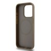 DKNY DKHMP15XPSHRPSW iPhone 15 Pro Max6.7 brown/brown hardcase Leather Pattern Metal Logo MagSafe