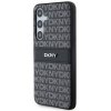 DKNY DKHCS24MPRTHSLK S24+ S926 czarny/black hardcase Leather Mono Stripe & Metal Logo