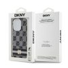 DKNY DKHMP14XHCPTSK iPhone 14 Pro Max6.7 czarny/black hardcase IML Checkered Mono Pattern & Printed Stripes MagSafe