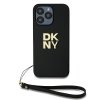 DKNY DKHCP15XPBSWSK iPhone 15 Pro Max6.7 czarny/black hardcase Wrist Strap Stock Logo