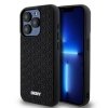 DKNY DKHCP15L3DRPWK iPhone 15 Pro6.1 czarny/black hardcase 3D Rubber Repeat Pattern
