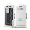 DKNY DKHMP14LPCPVSLK iPhone 14 Pro6.1 czarny/black hardcase Leather Checkered Mono Pattern MagSafe