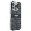 DKNY DKHMP16LHRHSEK iPhone 16 Pro6.3 czarny/black hardcase Repeat Texture Pattern With Stripe