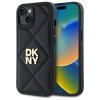 DKNY DKHCP14SPQDSLK iPhone 14 6.1       czarny/black Quilted Stack Logo
