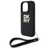 DKNY DKHCP16XPBSWSK iPhone 16 Pro Max    6.9 czarny/black hardcase Wrist Strap Stock Logo