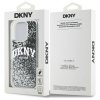 DKNY DKHCP16LLBNAEK iPhone 16 Pro 6.3   czarny/black hardcase Liquid Glitter Arch Logo