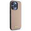 DKNY DKHMP15XPGHLME iPhone 15 Pro Max    6.7 beżowy/beige hardcase Grained Metal Logo MagSafe
