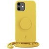 Etui JE PopGrip iPhone 11/Xr 6,1 żółty/rabbit`s paw 30046 (Just Elegance)