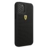 Ferrari FESPEHCP12MBK iPhone12/12 Pro 6,1 czarny/black hardcase On Track Perforated