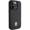 Ferrari FEHMP15LPTEK iPhone 15 Pro 6.1 czarny/black hardcase Carbon Metal Logo MagSafe