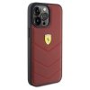 Ferrari FEHCP15XRDUR iPhone 15 Pro Max 6.7 czerwony/red hardcase Leather Stitched Lines