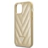 Guess GUHCP12SPUVQTMLBE iPhone12 mini 5,4 złoty/gold hardcase V-Quilted Collection