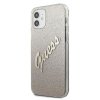 Guess GUHCP12SPCUGLSGO iPhone 12 mini5,4 złoty/gold hardcase Glitter Gradient Script