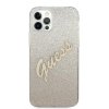 Guess GUHCP12LPCUGLSGO iPhone 12 Pro Max 6,7 złoty/gold hardcase Glitter Gradient Script