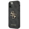 Guess GUHCP12M4GMGGR iPhone 12/12 Pro 6,1 szary/grey hardcase 4G Big Metal Logo