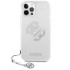 Guess GUHCP12LKS4GSI iPhone 12 Pro Max 6,7 Transparent hardcase 4G Silver Charms Collection