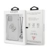 Guess GUHCP12LKS4GSI iPhone 12 Pro Max 6,7 Transparent hardcase 4G Silver Charms Collection