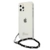 Guess GUHCP12MKPSBK iPhone 12/12 Pro 6,1 Transparent hardcase Black Pearl