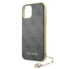 Guess GUHCN61GF4GGR iPhone 11 6,1 / Xrgrey/szary hard case 4G Charms Collection